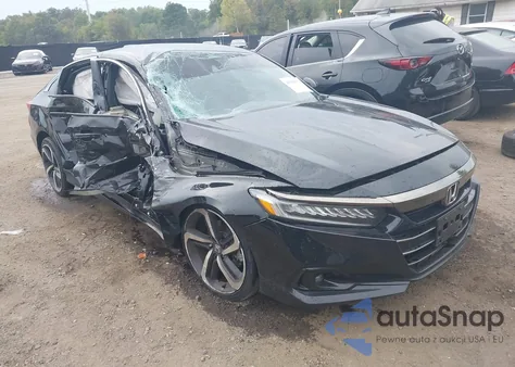 2021 Honda Accord Sport from USA, damaged, VIN 1HGCV1F32MA110555